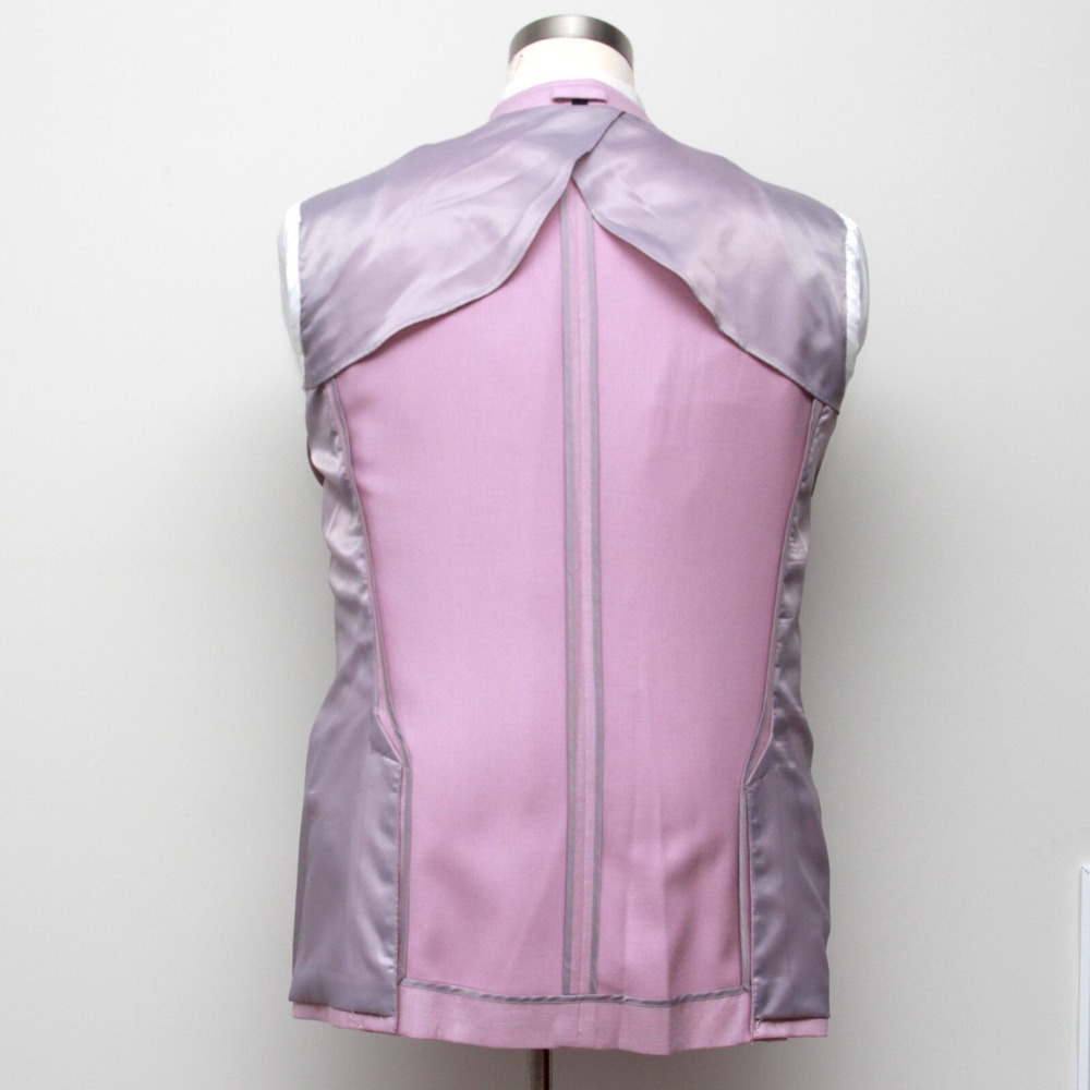 Jos A Bank‎ 40L Mens Textured Solid Sport Coat Pink Solid NWT E03339 - Picture 9 of 11
